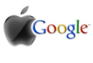 Apple y Google en batalla width=